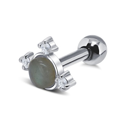 Laborite with CZ Ear Piercing TIP-2813